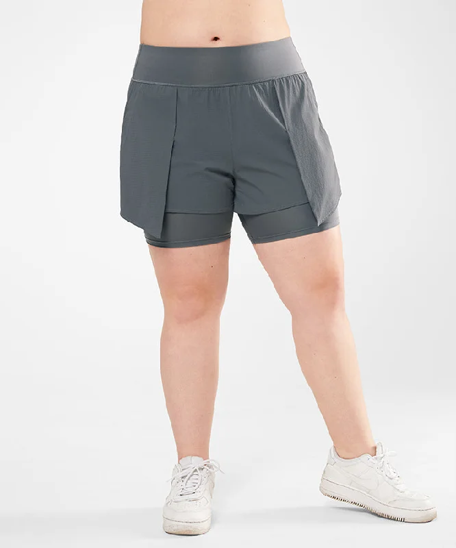 Shift Light High-Waist Liner Hiking Shorts | Women's Medium Support Sports Shorts