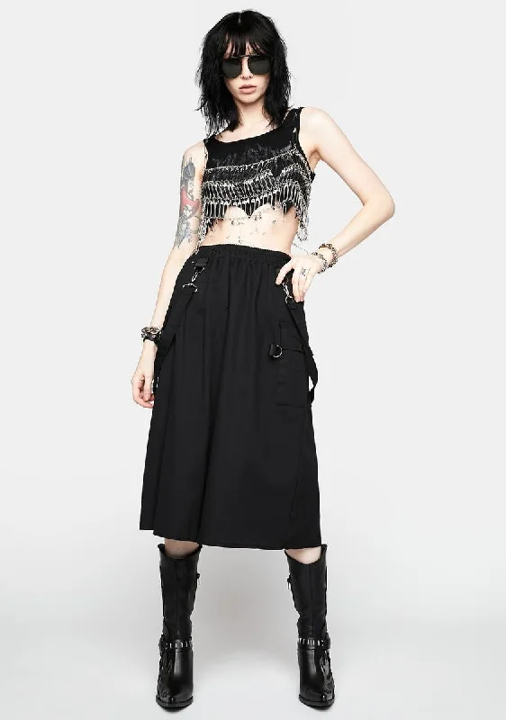 Sinful Natural High Midi Skirt