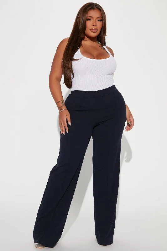 Tall Victoria High Waisted Dress Pants - Navy