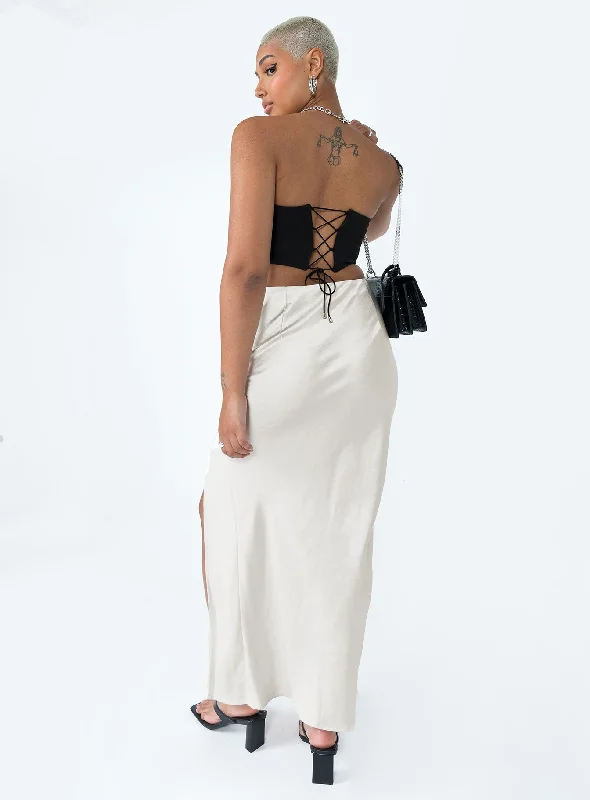 The Lonely Maxi Skirt Cream