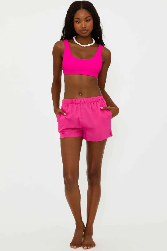 Tia Short Bright Fuchsia