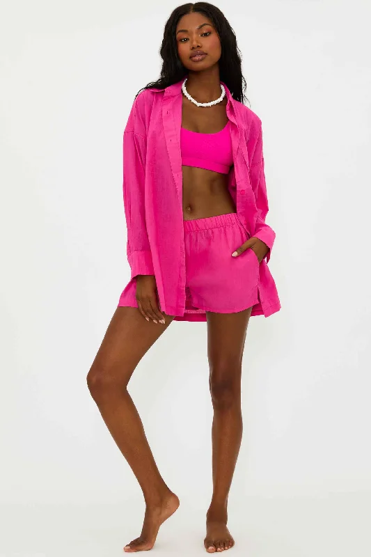 Tia Short Bright Fuchsia