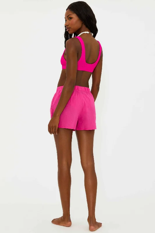 Tia Short Bright Fuchsia