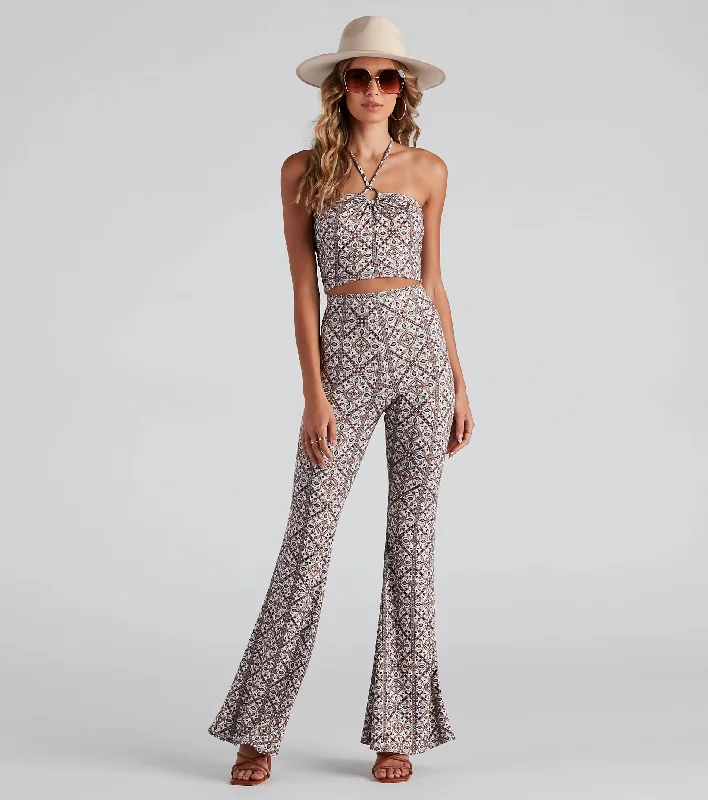 Weekend In The Desert Flare Pants