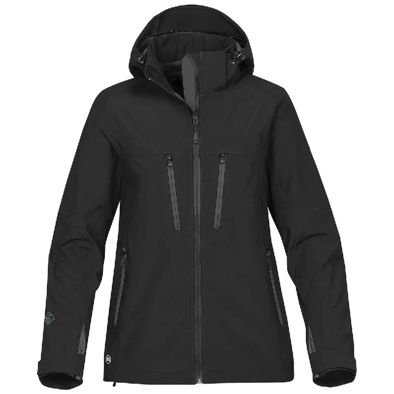 Stormtech Women's Black/Carbon Patrol Softshell