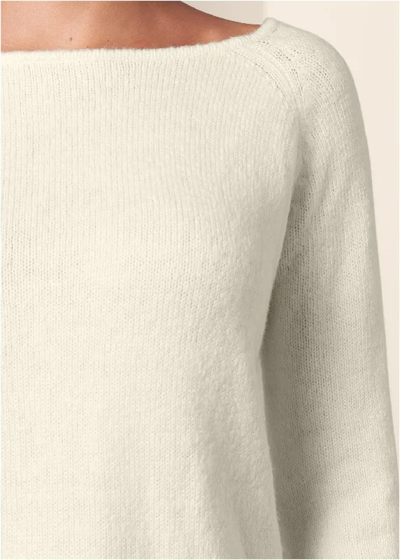 Bow detail sweater - Off White