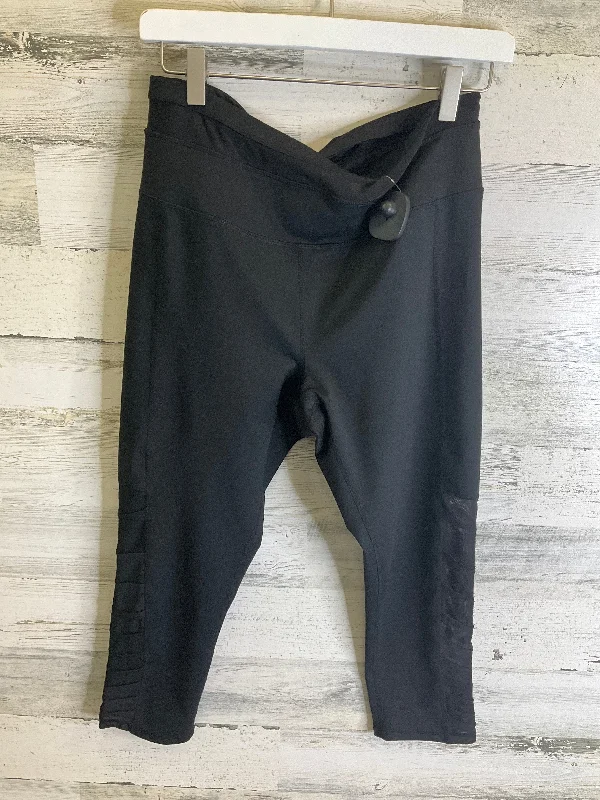 Athletic Capris By Gaiam In Black, Size: L