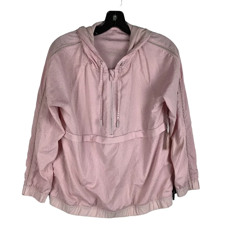 Athletic Jacket By Lululemon In Pink Est. 6