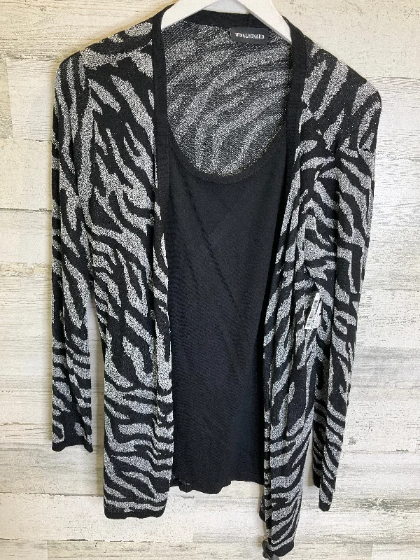 Black & Silver Sweater Nina Leonard, Size M