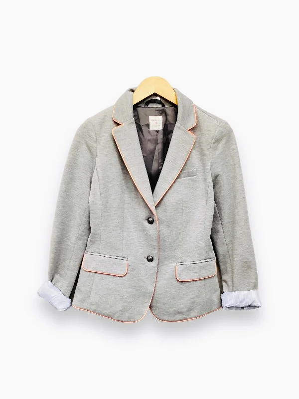 Blazer By Gap In Grey, Size: 4