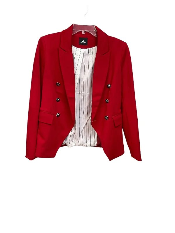 Blazer By Jules & Leopold In Red & Silver, Size: S