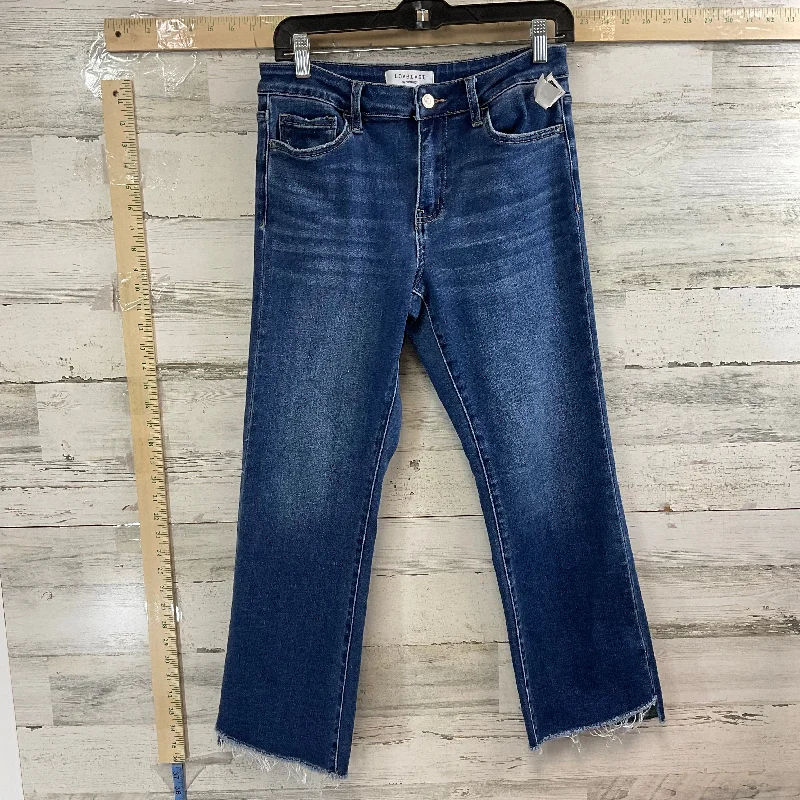 Blue Denim Jeans Cropped Vervet, Size 6