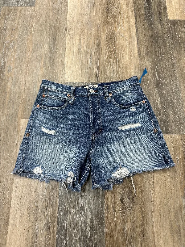 Blue Denim Shorts We The Free, Size 6