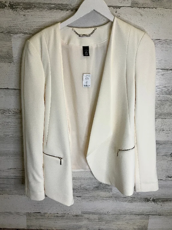 Cream Blazer White House Black Market, Size M