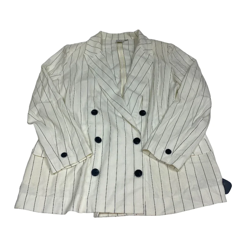 Cream Blazer Worthington, Size Xxl