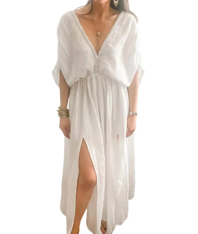 Elyse Dress Cover-Up In White