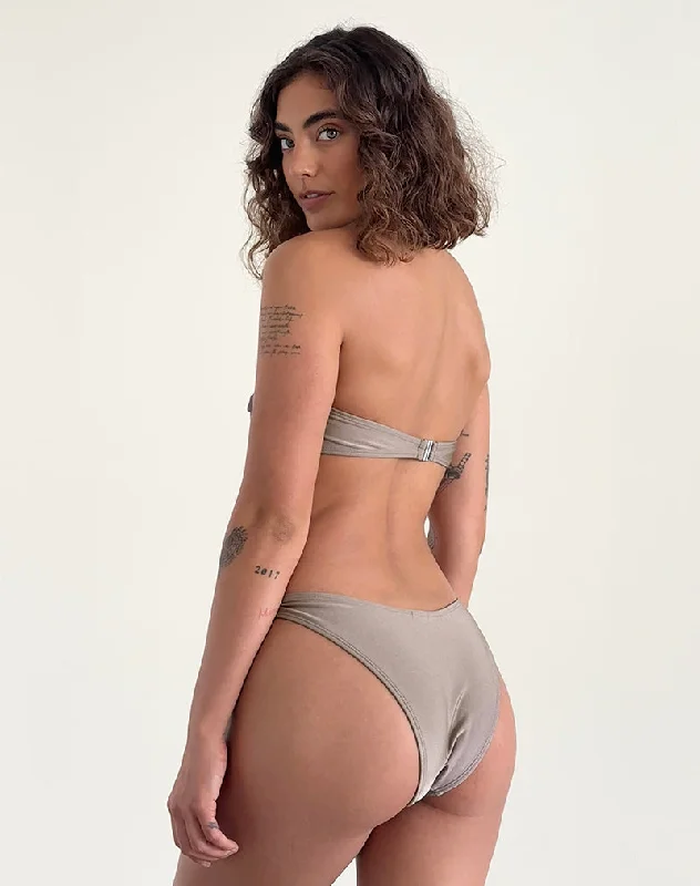 Farida Bikini Bottom in Latte