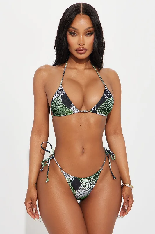 Ipanema Beach Beaded 2 Piece Bikini - Black/combo