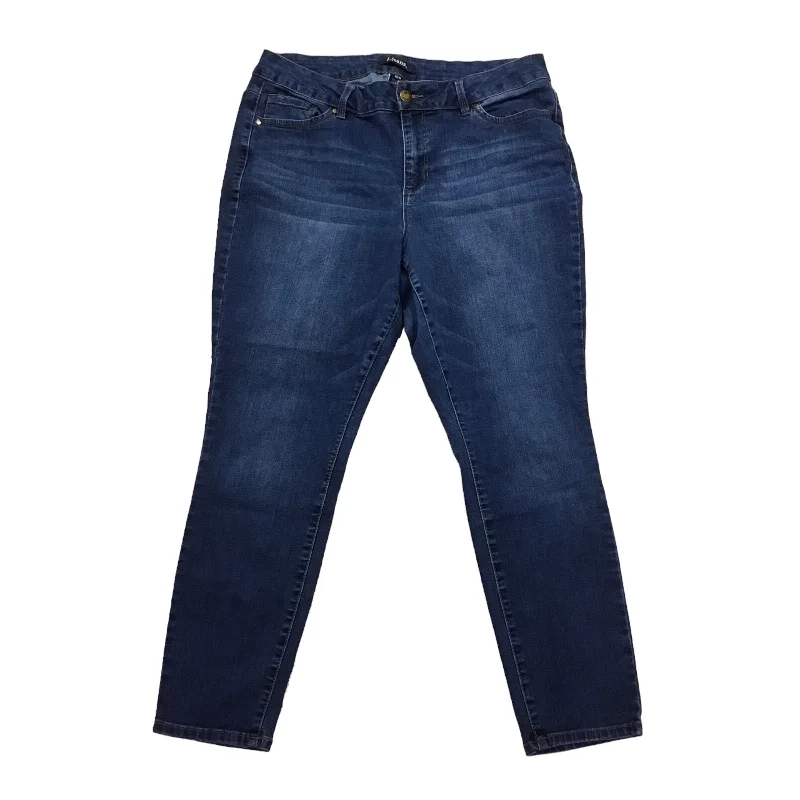 Jeans Skinny By D Jeans In Blue Denim, Size: 16w