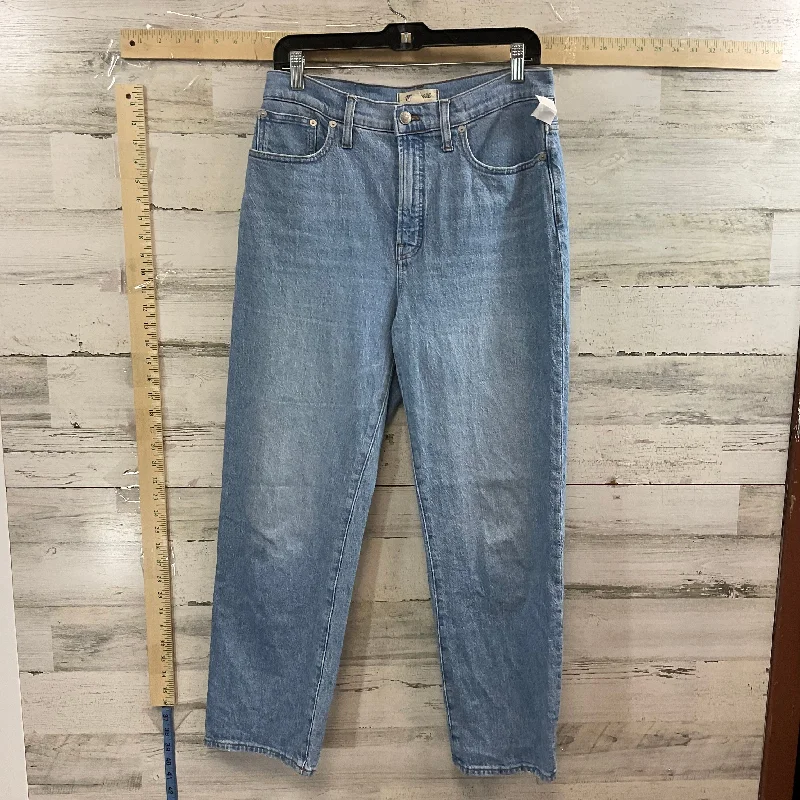 Jeans Straight By Madewell In Blue Denim, Size: 6