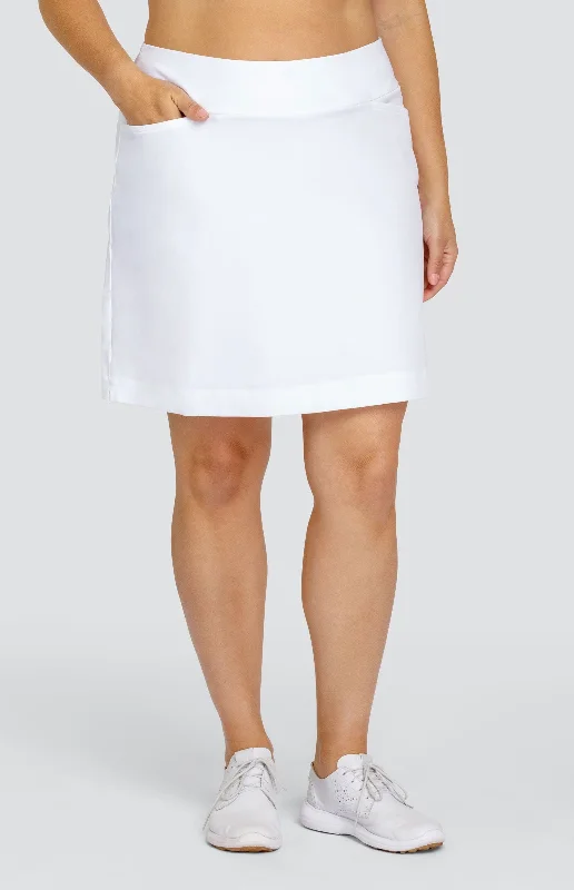 Mulligan 18"" Skort - Chalk White