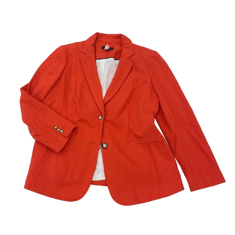 ORANGE BLAZER by TALBOTS Size:L