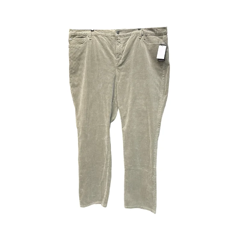 Pants Corduroy By Ralph Lauren In Green, Size: 22