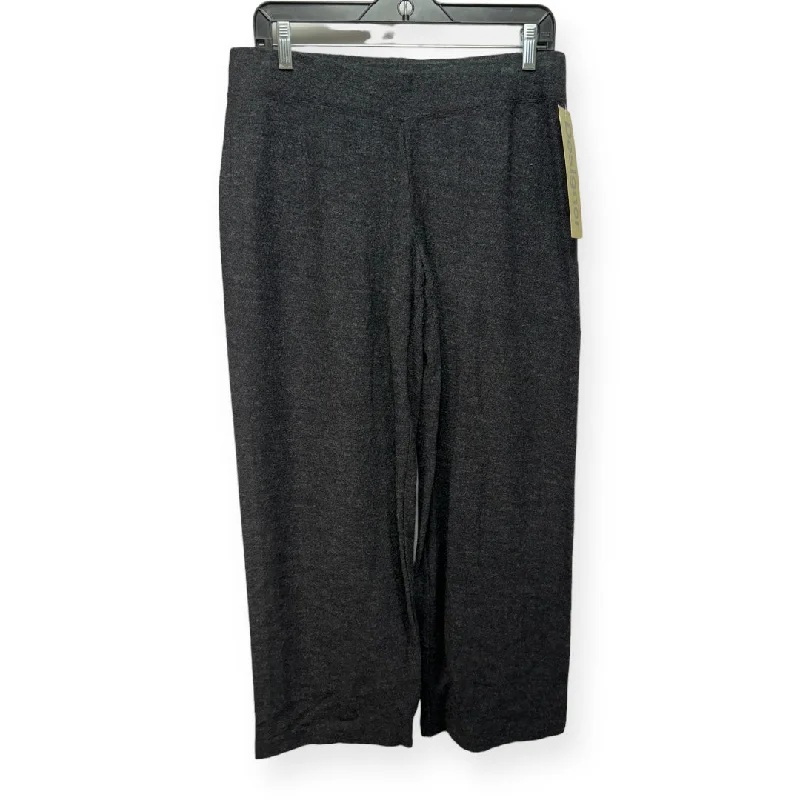 Pants Cropped By Eileen Fisher In Grey, Size: M