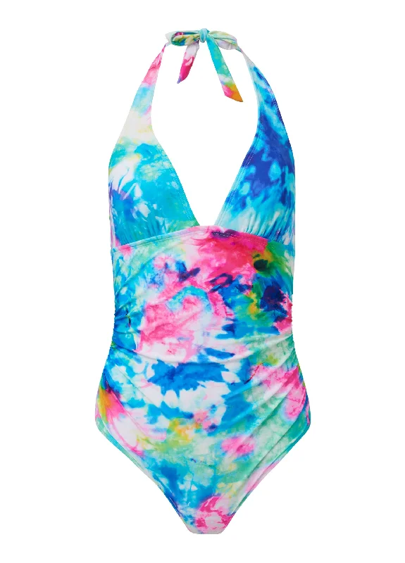 Halter one-piece - Summer Ink