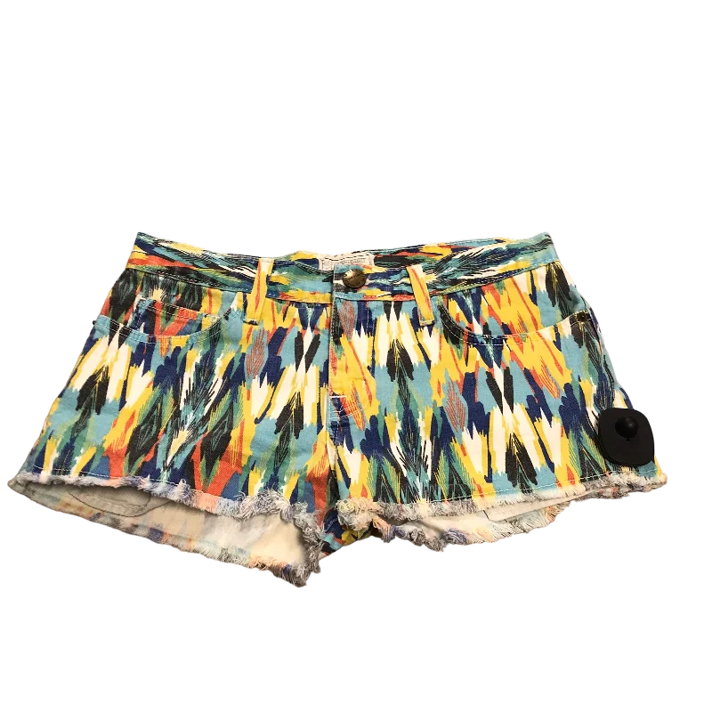 Shorts Designer By Current Elliott In Multi-colored, Size: 0