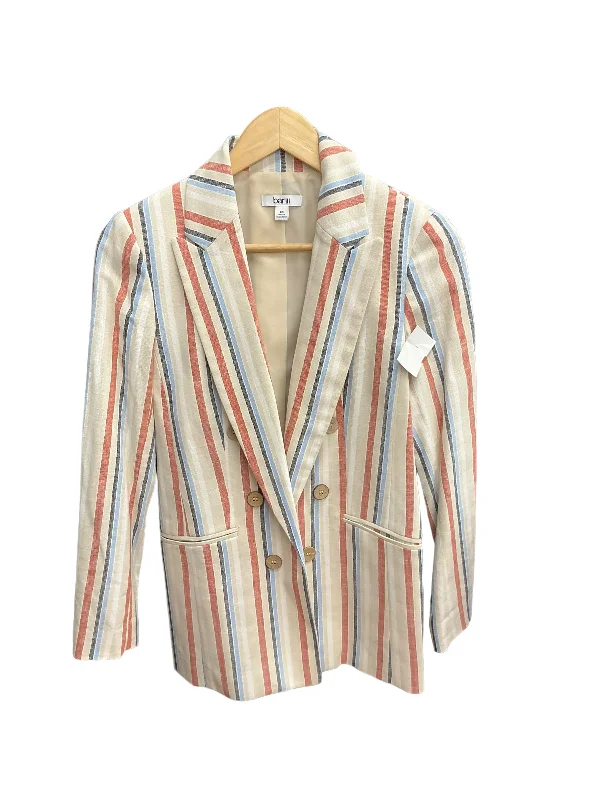 Striped Pattern Blazer Bar Iii, Size Xs