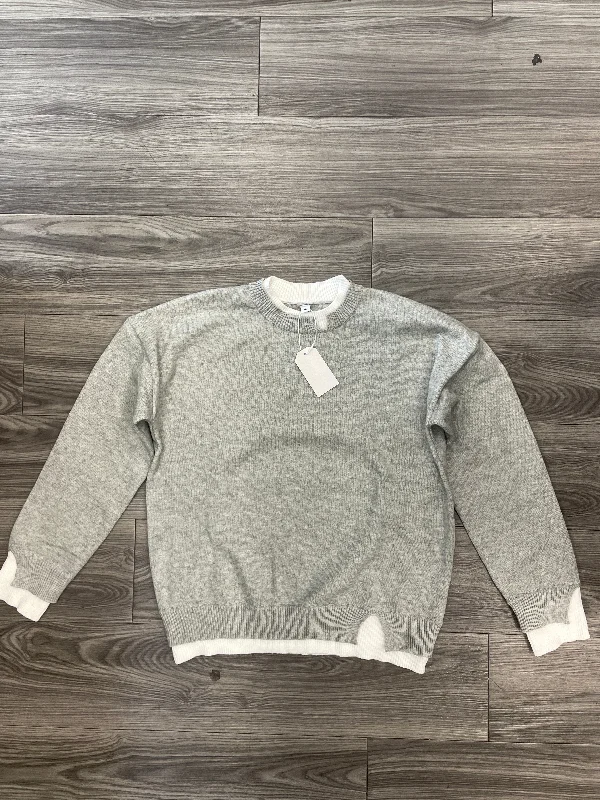 Sweater By Clothes Mentor In Grey, Size: Xl