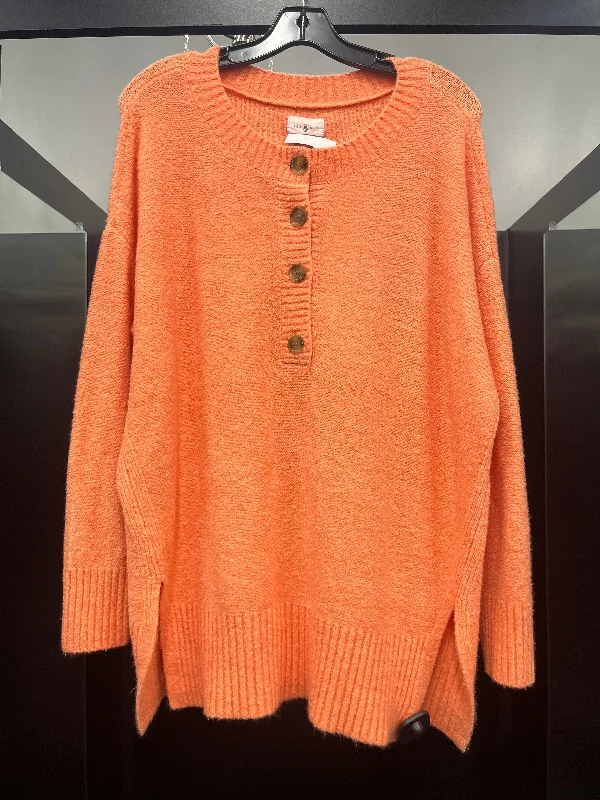 Sweater By Lou And Grey In Orange, Size: M