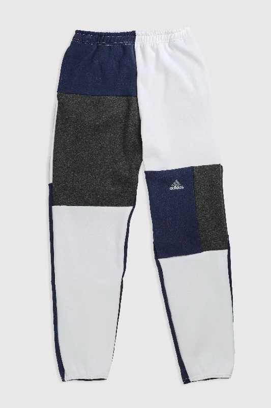 Unisex Rework Adidas Patchwork Sweatpants - M