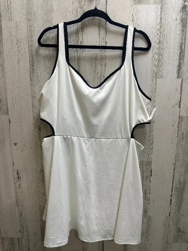 White Athletic Dress Old Navy, Size 2x