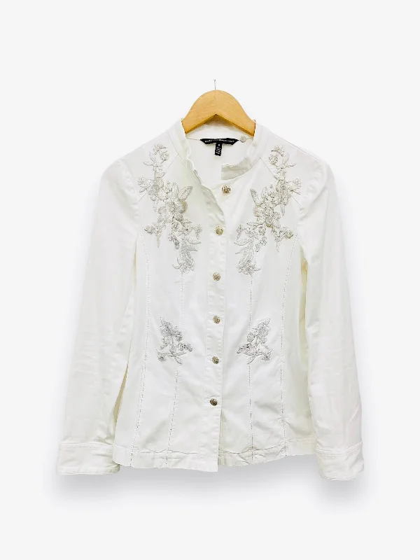 White Blazer White House Black Market, Size 6