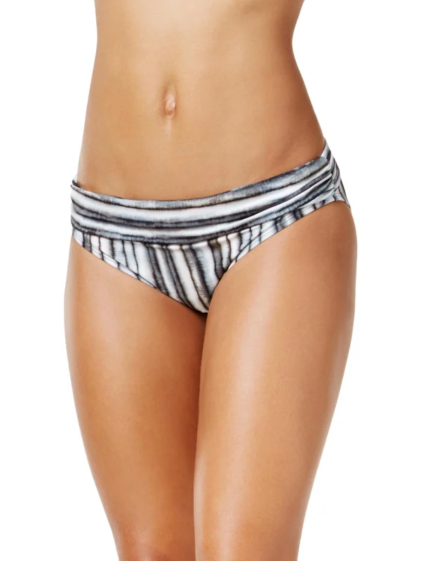 Womens Hipster Fold Over Bikini Swim Bottom